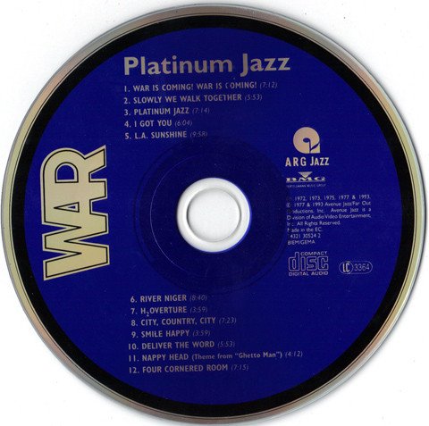 War - Platinum Jazz (CD, Comp, RE) - Image 3