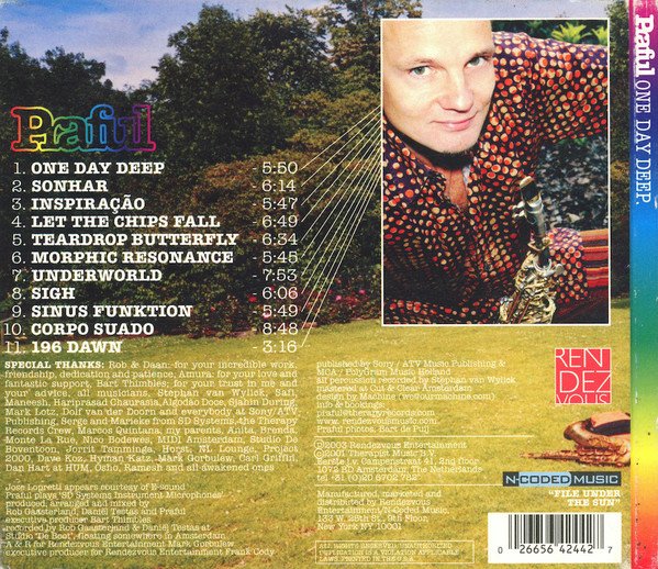 Praful - One Day Deep (CD, Album) - Image 2