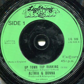 Althia & Donna* / The Mighty Two - Up Town Top Ranking / Calico Suit (7", Single, RP, Inj)