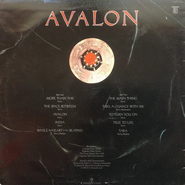 Roxy Music - Avalon (LP, Album) - Image 2