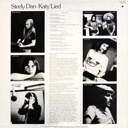 Steely Dan - Katy Lied (LP, Album, Bla) - Image 2