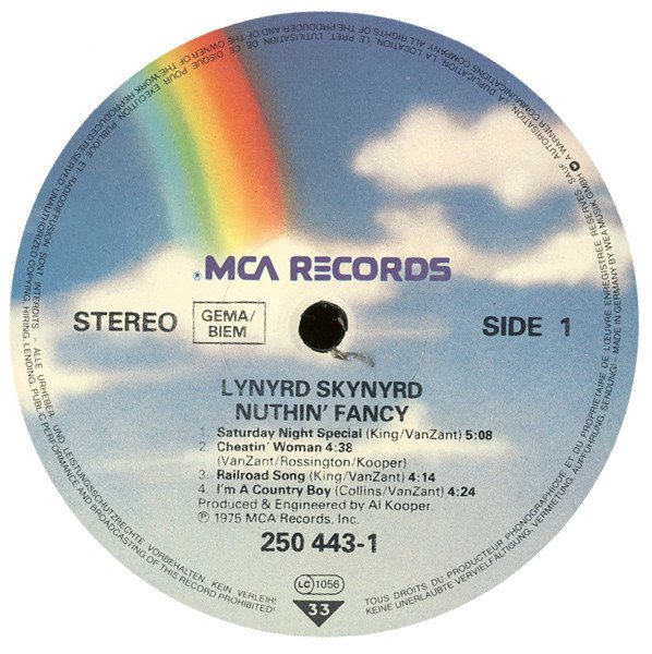 Lynyrd Skynyrd - Nuthin' Fancy (LP, Album, RE) - Image 3