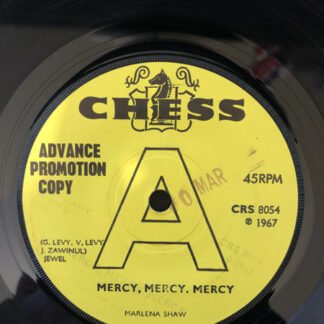 Marlena Shaw - Mercy, Mercy, Mercy / Go Away Little Boy (7", Single, Promo)