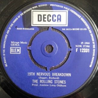 The Rolling Stones - 19th Nervous Breakdown / As Tears Go By (7", RE)