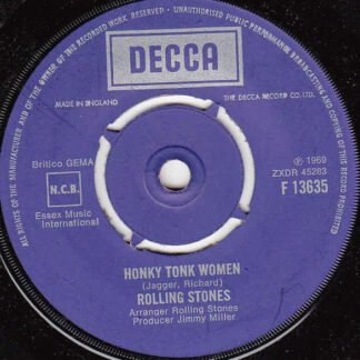 Rolling Stones* - Honky Tonk Women / Sympathy For The Devil (7", Pus)