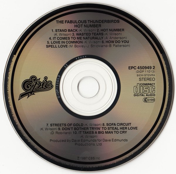 The Fabulous Thunderbirds - Hot Number (CD, Album) - Image 3