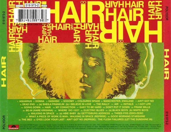 Various - Hair (CD, Comp) - Image 2