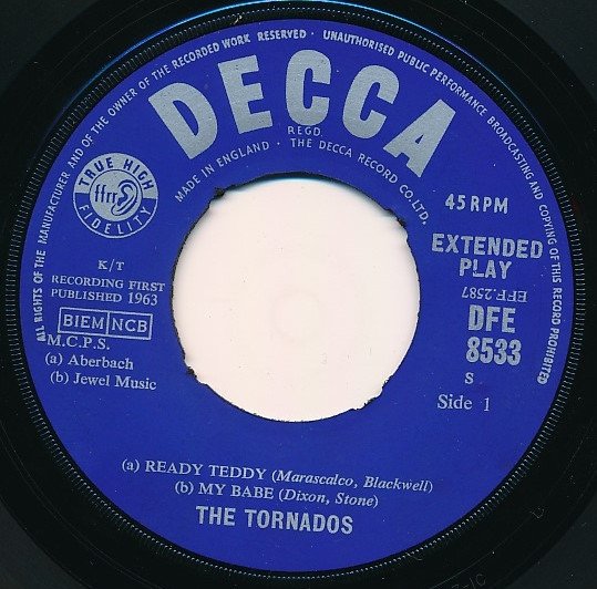 The Tornados - Tornado Rock (7", EP, Mono) - Image 3