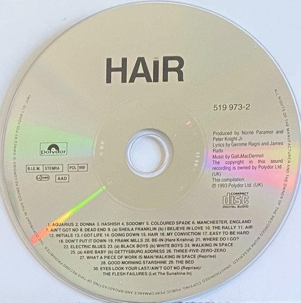 Various - Hair (CD, Comp) - Image 3