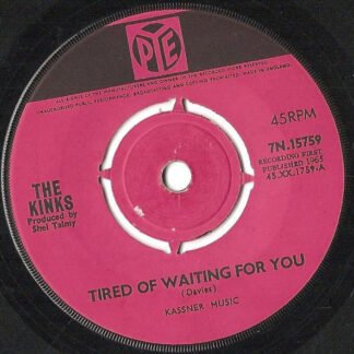 The Kinks - Tired Of Waiting For You (7", Single, 4-p)
