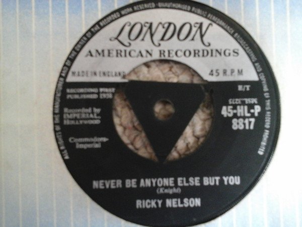 Ricky Nelson (2) - It's Late (7", RP, Tri) - Image 3