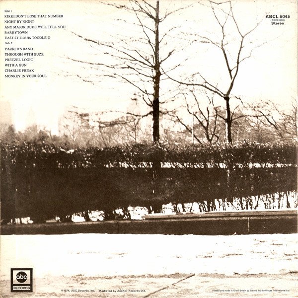 Steely Dan - Pretzel Logic (LP, Album, RE, Tar) - Image 2