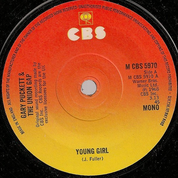 Gary Puckett & The Union Gap - Young Girl / Woman, Woman (7", Single)
