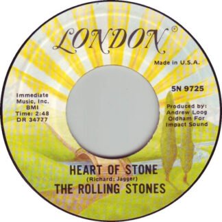 The Rolling Stones - Heart Of Stone (7", Single, RE)