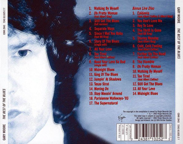 Gary Moore - The Best Of The Blues (2xCD, Comp, RE) - Image 2