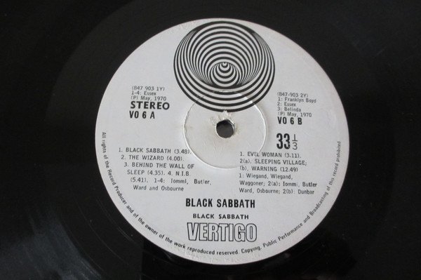 Black Sabbath - Black Sabbath (LP, Album) - Image 3