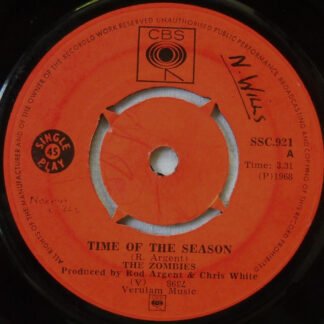 The Zombies - Time Of The Season (7", Single)