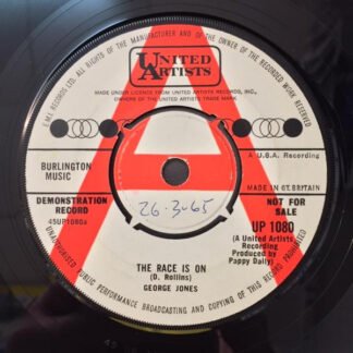George Jones (2) - The Race Is On (7", Single, Mono, Promo)