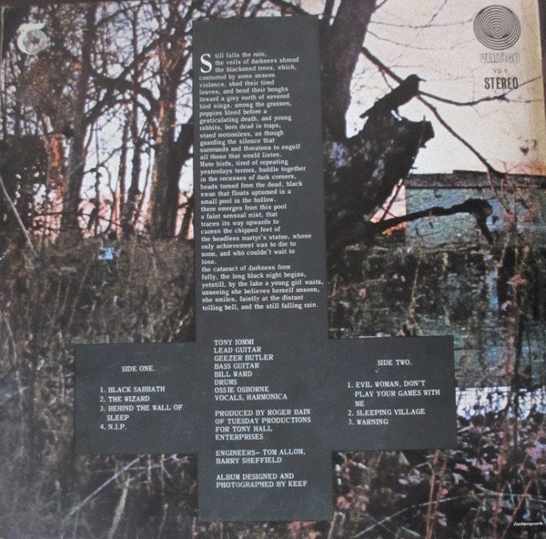 Black Sabbath - Black Sabbath (LP, Album) - Image 2