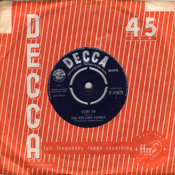 The Rolling Stones - Come On (7", Single, RP) - Image 3