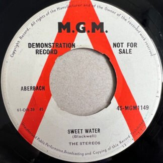 The Stereos - Sweet Water (7", Single, Promo)