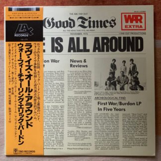 War Featuring Eric Burdon* - Love Is All Around (LP, Album, RE)