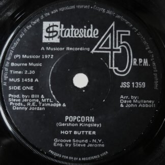Hot Butter - Popcorn / At The Movies (7", Single)