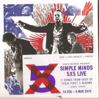 Simple Minds - 5X5 Live (2xCD, Album)
