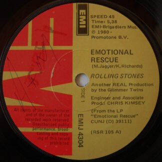 Rolling Stones* - Emotional Rescue  (7", Single)
