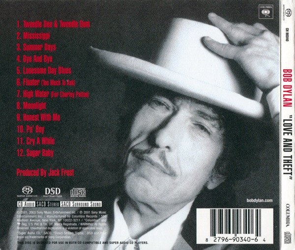 Bob Dylan - "Love And Theft" (SACD, Hybrid, Multichannel, Album, RM) - Image 2