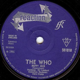 The Who - Happy Jack (7", Single, Mono, Sol)