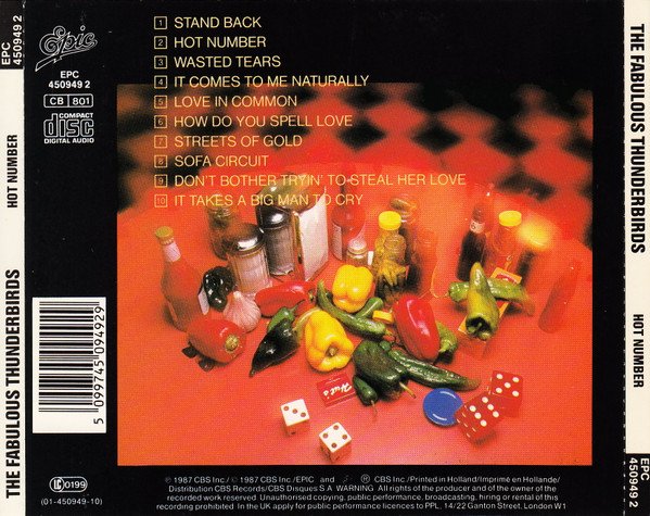 The Fabulous Thunderbirds - Hot Number (CD, Album) - Image 2