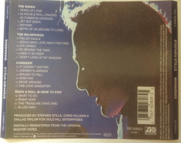Stephen Stills, Manassas - Manassas (HDCD, Album, RE, RM) - Image 2