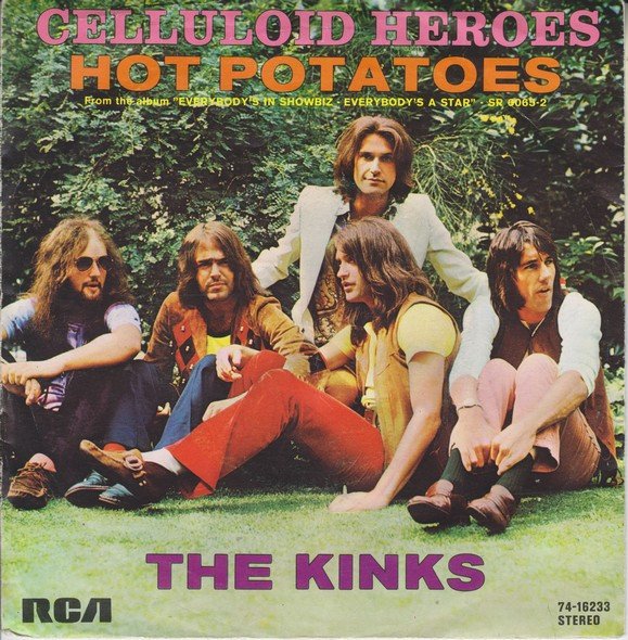 The Kinks - Celluloid Heroes / Hot Potatoes (7", Single)