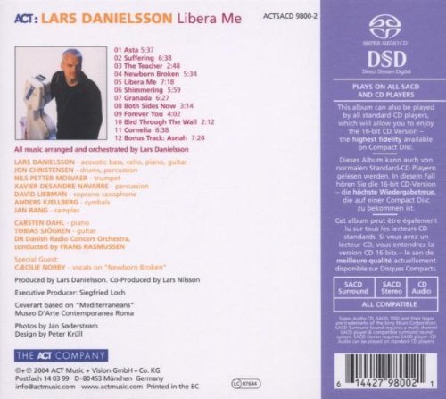 Lars Danielsson (3) - Libera Me (SACD, Hybrid, Multichannel, Album, Dir) - Image 2