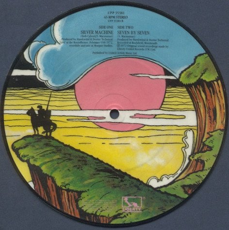 Hawkwind - Silver Machine (7", Single, Pic, RE) - Image 2