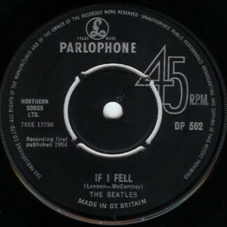 The Beatles - If I Fell (7", Single)