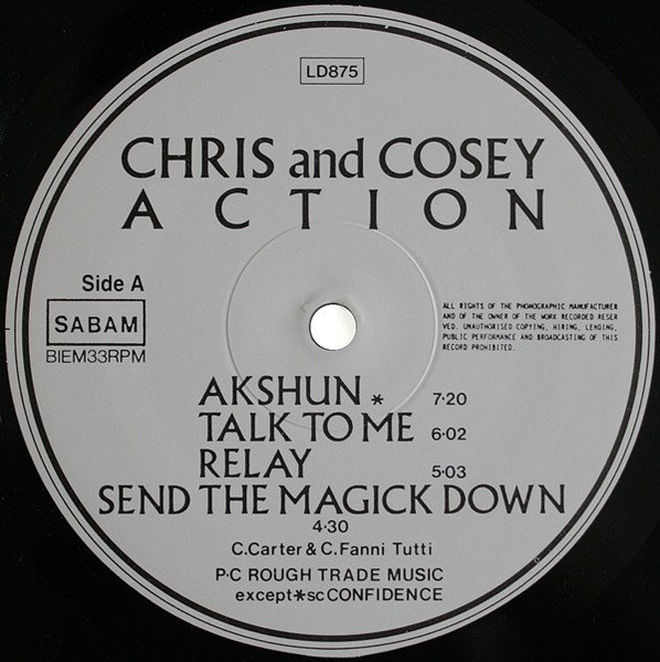 Chris And Cosey* - Action (LP) - Image 3