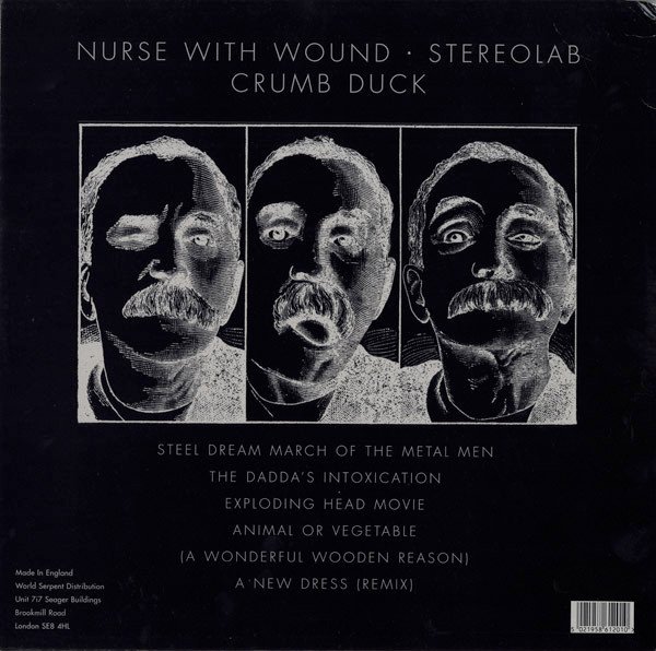 Nurse With Wound & Stereolab - Crumb Duck (LP, Comp, Ltd, Yel) - Image 2