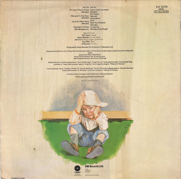 Babe Ruth - Kid's Stuff (LP, Album) - Image 3