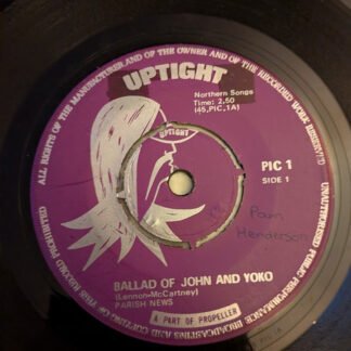 Parish News (1) - Ballard Of John And Yoko / Love Machine (7")