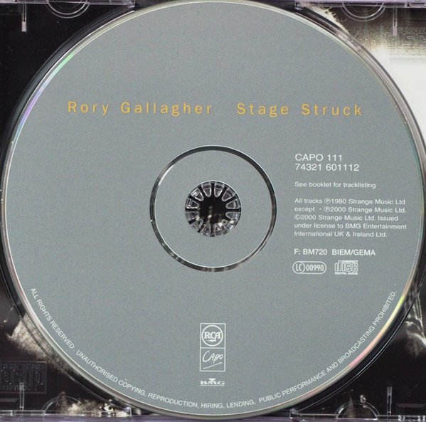 Rory Gallagher - Stage Struck (CD, Album, RE, RM) - Image 3
