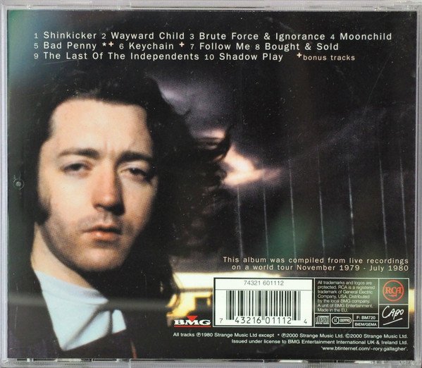 Rory Gallagher - Stage Struck (CD, Album, RE, RM) - Image 2