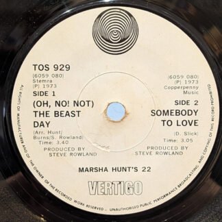 Marsha Hunt's 22 - (Oh, No! Not) The Beast Day (7", Single)