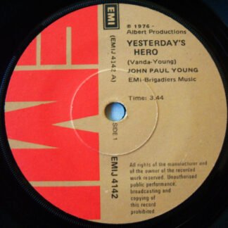 John Paul Young - Yesterday's Hero (7", Single)