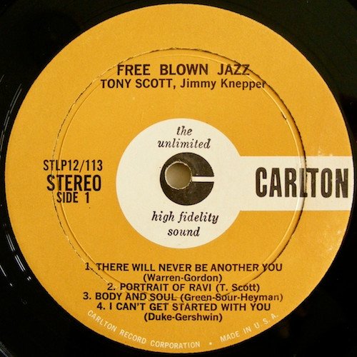 Tony Scott (2) / Jimmy Knepper - Free Blown Jazz (LP, Album, Dee) - Image 3