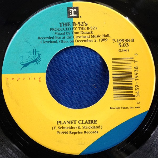 The B-52's - Deadbeat Club (7", Single) - Image 2