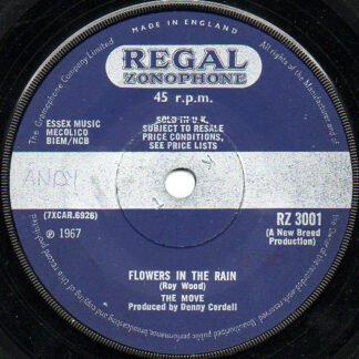 The Move - Flowers In The Rain (7", Single, Sol)