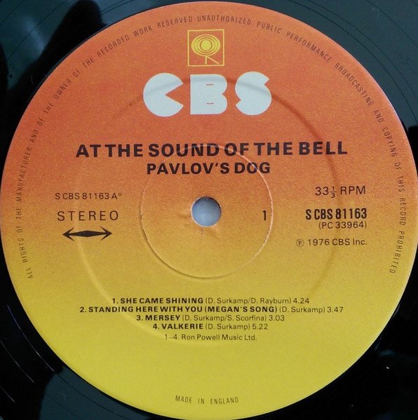 Pavlov's Dog - At The Sound Of The Bell (LP, Album) - Image 3