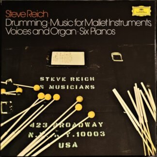 Steve Reich - Drumming / Music For Mallet Instruments, Voices And Organ / Six Pianos (3xLP, RE, 180 + Box, Ltd, Num)